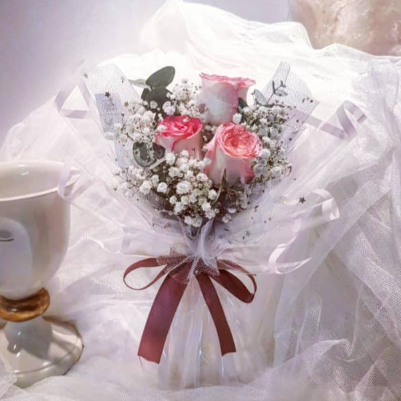 Little Sweet For You Roses Bouquet (Muar & Batu Pahat Delivery)