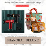 Shanghai Deluxe Mooncake Weaved Gift Bag & Handy Portable Massager