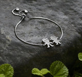 Kelvin Gems Luna Couple Adjustable Chain Bracelet