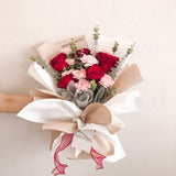 Carnation & Rose Bouquet - Loving Star (Penang Delivery Only)