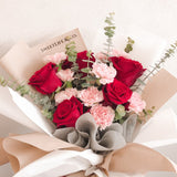 Carnation & Rose Bouquet - Loving Star (Penang Delivery Only)