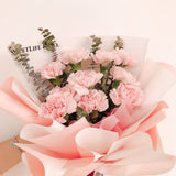 Carnation Bouquet - Pink Blossom (Penang Delivery Only)