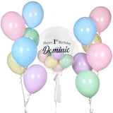 Ultimate Pastel Rainbow Bubble Balloon Bouquet (Klang Valley Delivery Only)