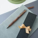 Personalized Wooden Twist Gel Pen(Walnut) (Nationwide Delivery)