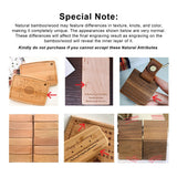 Personalized Real Leather Strap Wooden Luggage Tag (Nationwide Delivery)