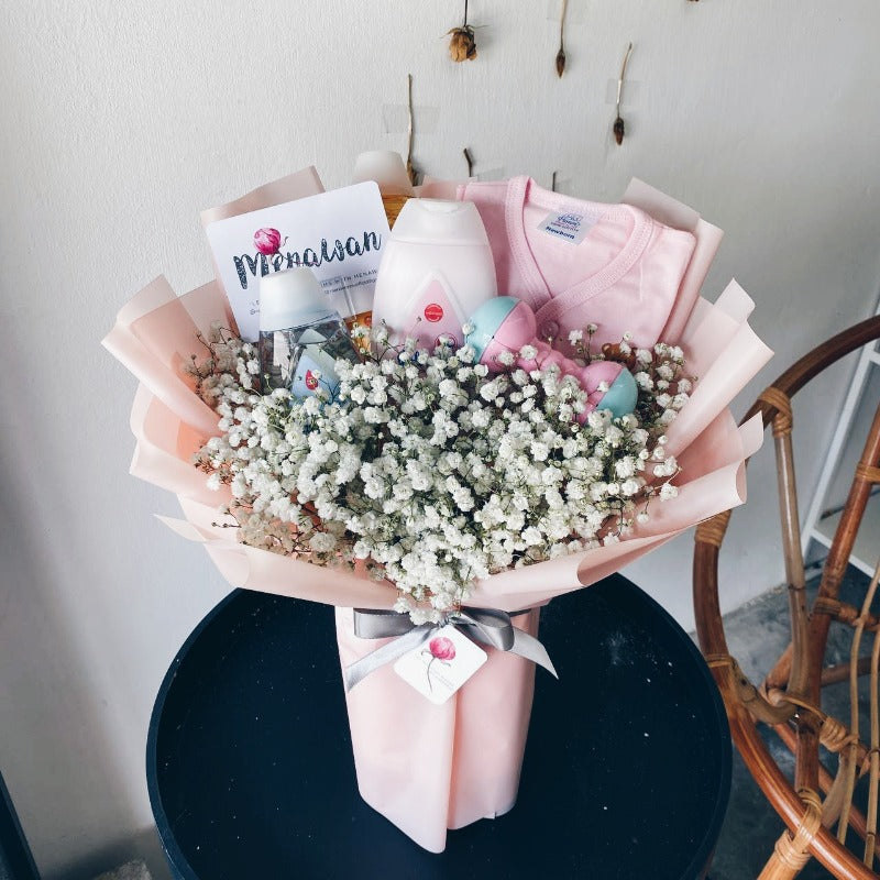 Gift Basket Baby Bouquet Delivery Baby Hamper (Klang Valley