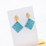 Tile Treasure Bahaman Blue Sea Handmade Polymer Clay Earring | (Nationwide Delivery)