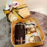 Hari Raya 2024: “Ilham” Travel Mug Coffee Tumbler with Bamboo Basket