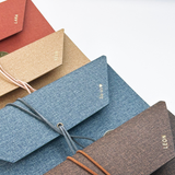 Personalised Terry Pouch Sleeve and Journal Set (Black) | (Nationwide Delivery)