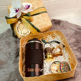 “Ilham” Travel Mug Coffee Tumbler with Bamboo Basket (Nationwide)