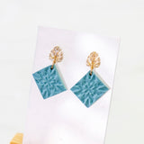 Tile Treasure Bahaman Blue Sea Handmade Polymer Clay Earring | (Nationwide Delivery)