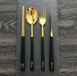 Personalised Two-Tone Cutlery Set (Pre-order 2 to 4 weeks)
