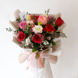 Red Big Love Flower Bouquet (Melaka Delivery Only)
