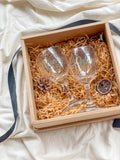 Wine O'Clock | Personalized Transparent Wine Glass (Klang Valley Delivery)