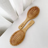 Personalized Bamboo Massage Hairbrush