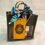 Hari Raya 2024 Personalised Reusable Coffee Mug with chocolates and Lovely Mini Jute Bag with Bamboo Handle (Nationwide)