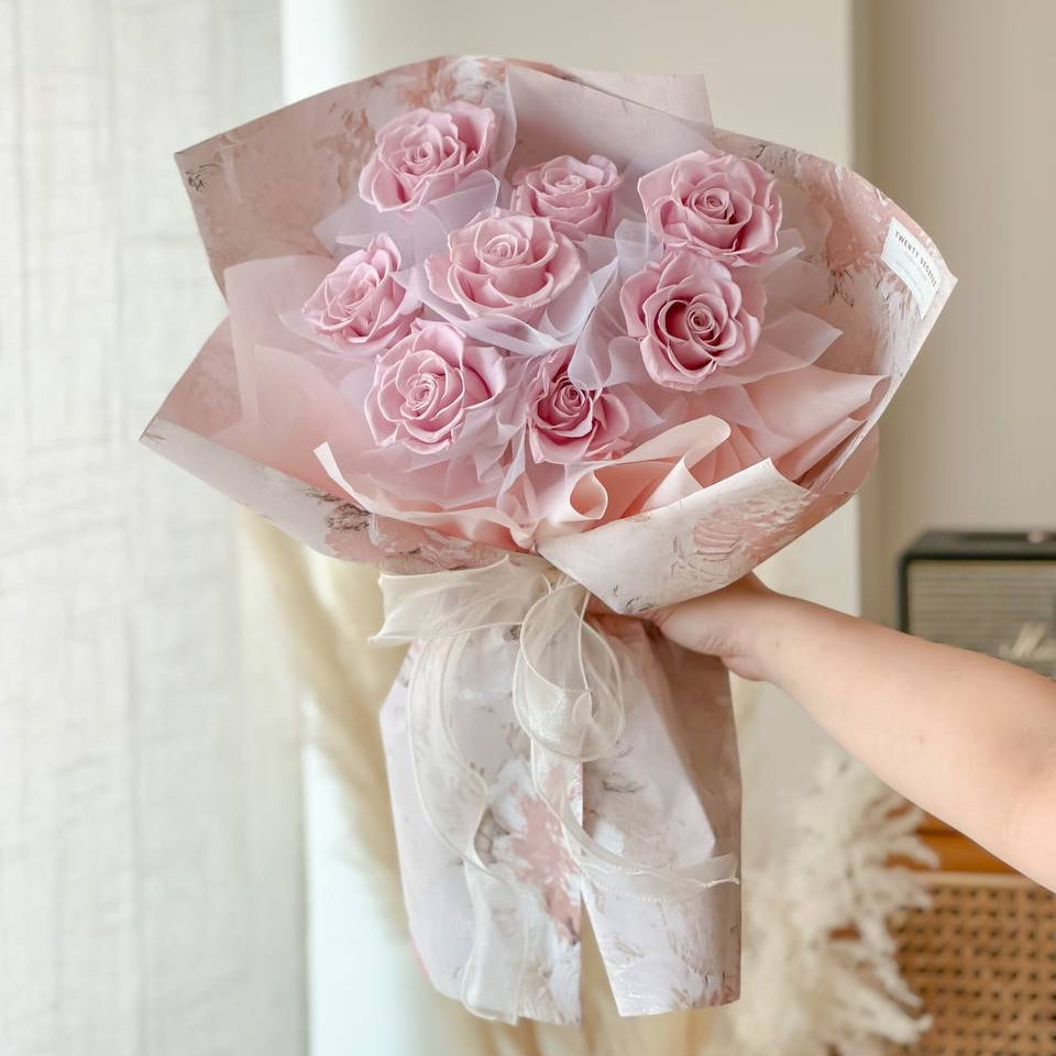 Katie Preserved Flower Bouquet (Klang Valley Delivery) Giftr