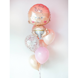 Anagram Foil Helium Bunch | Baby Girl