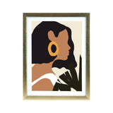 Matt Gold A3 Frame - Boho Woman Portrait (Nationwide Delivery)