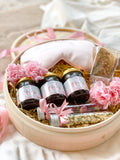 Love Embrace | Steamer Gift Box With Personalized Glass Cup, Eyemask, Birdnest And Flower Tea (Klang Valley Delivery)