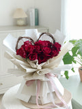 Romance Love Arch Premium Red Rose Flower Bouquet (Klang Valley Delivery)