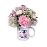Quinn Pastel Fresh Flower Mug (Klang Valley Delivery Only)