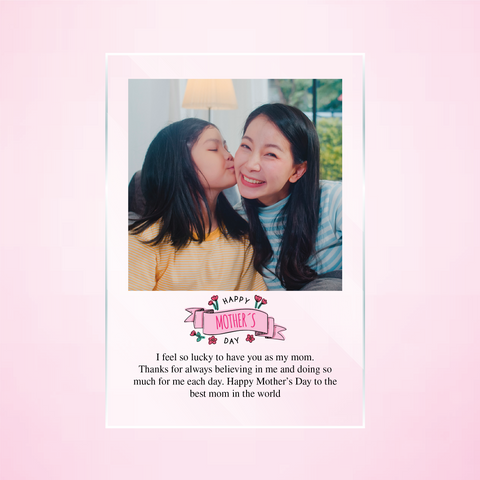 Customised Acrylic Plaque Special for Mom (Nationwide Delivery)