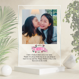 Mother's Day 2024 - Customised Acrylic Plaque Special for Mom (Nationwide Delivery)