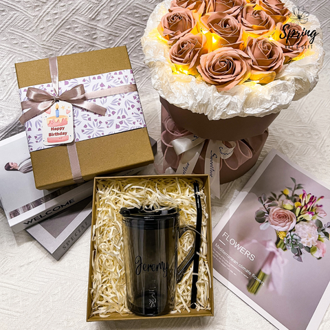 Birthday Giftset 2023 | Giftset and Flower Bouquet (Klang Valley Delivery Only)