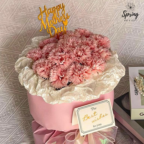 Carnation Soap Flower Bouquet (Klang Valley Delivery Only)