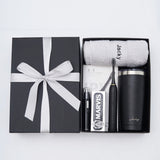 For HIM Gift Set #6- Stainless Steel Mug, Toothbrush, Nose Hair Trimmer, Hand Towel, Marvis Toothpaste (Nationwide Delivery)
