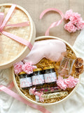 Love Embrace | Steamer Gift Box With Personalized Glass Cup, Eyemask, Birdnest And Flower Tea (Klang Valley Delivery)