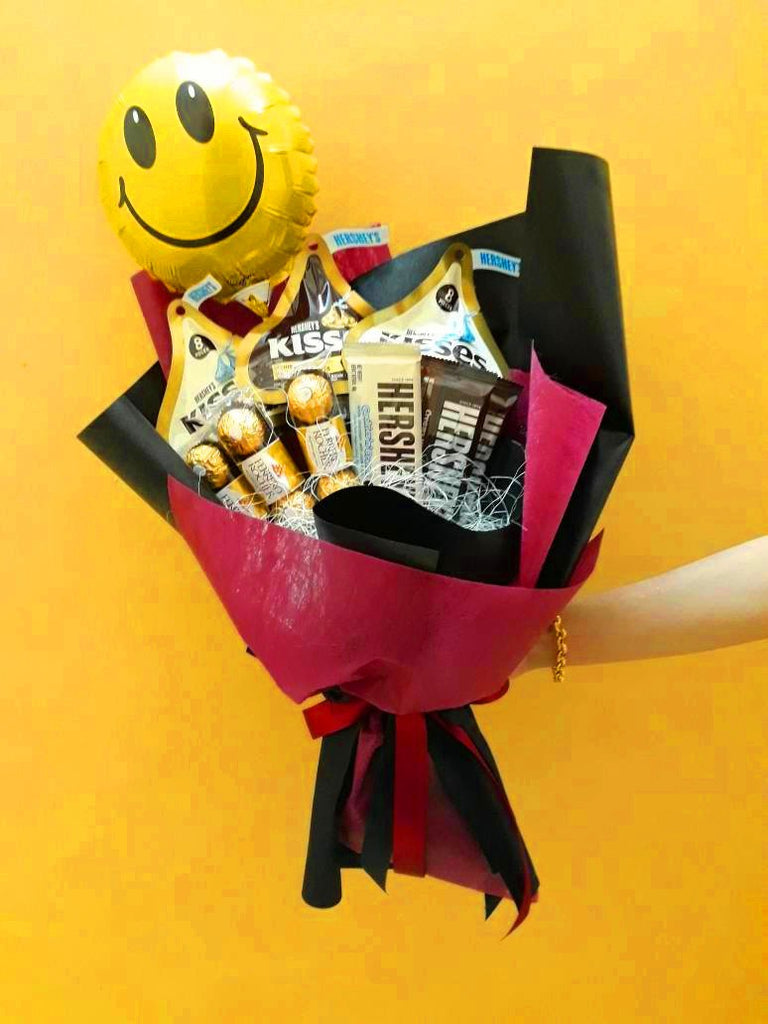 Smiley Chocolate Bouquet