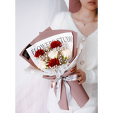 Rose Mix Carnation Soap Flower Mother's Day Bouquet (West Malaysia Delivery Only)