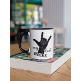 Custom Mug - Dad Rocks (Nationwide Delivery)