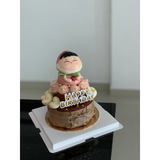 2-Tier Hearts & Roses Handmade Birthday Cake (Penang Delivery Only)