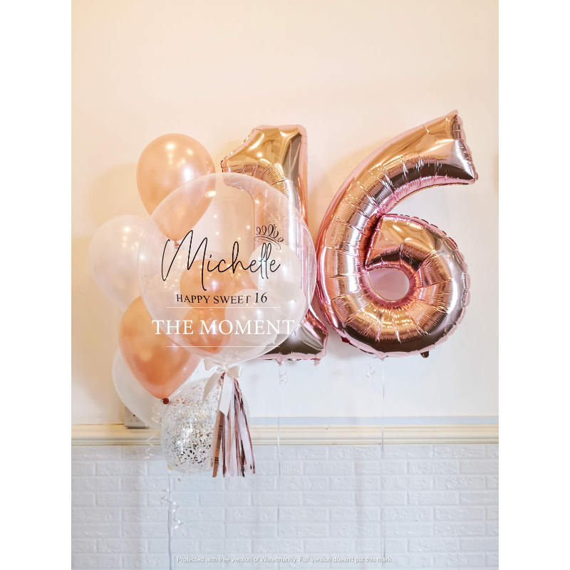 Number helium discount balloons delivered