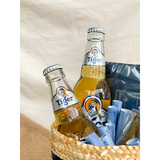 Love You, My Pillar Of Strength | Basket With Beer, Cash, Chocolate and Personalized Cup (Klang Valley Delivery)