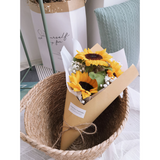 Fresh Sunflower Popcorn Bouquet (Klang Valley Delivery)
