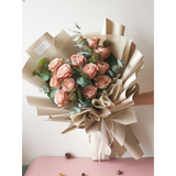 Valentine's Day 2023 Cappuccino Flower Bouquet - (Klang Valley Delivery)