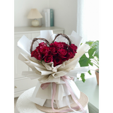 Romance Love Arch Premium Red Rose Flower Bouquet (Klang Valley Delivery)