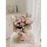 Adora Pink Carnation Bouquet (Klang Valley Delivery)