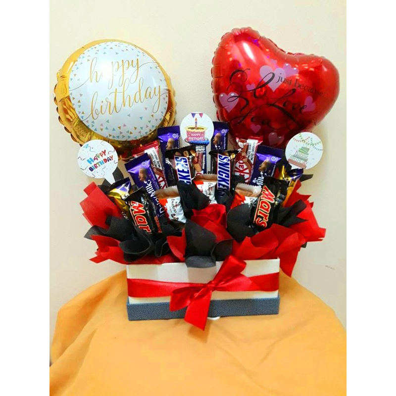 Hot Air Balloon Chocolate Box 4 - Florist in KL