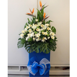 Surreal Blue Flower Stand (Penang Delivery Only)