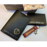 Personalised Passport Cover, Key Chain & Card Holder