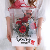 Beary In Love with you Preserved Flower Box - Eternity Love