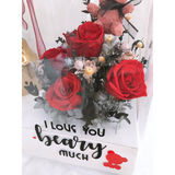 Beary In Love with you Preserved Flower Box - Eternity Love