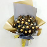 Shades Of Grey Ferrero Rocher Chocolate Bouquet (Klang Valley Delivery Only)