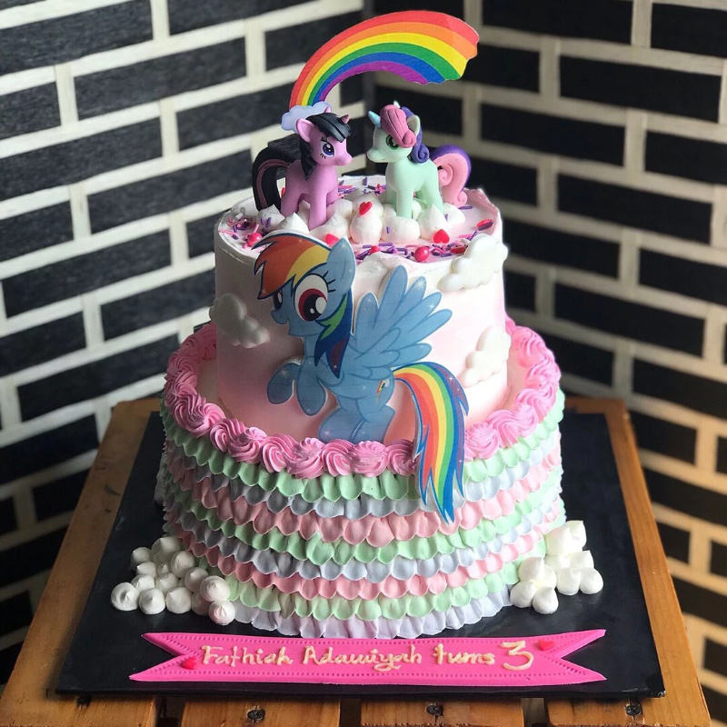Cartoon Small Horse Inspired Cake (Negeri Sembilan Delivery)