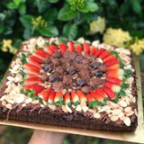 Almond Strawberry Brownies (Negeri Sembilan Delivery)